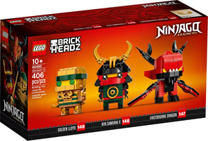 LEGO® BrickHeadz™ 40490 Ninjago® 10 (406 pieces)