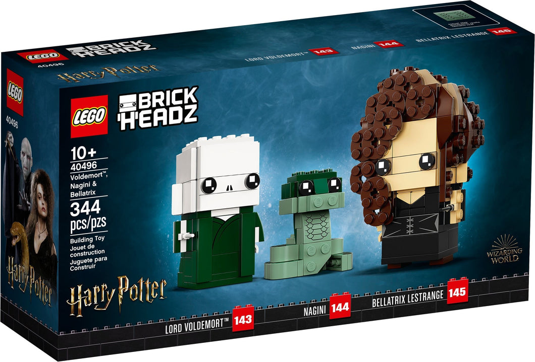 LEGO® BrickHeadz™ 40496 Voldemort™, Nagini & Bellatrix (344 pieces)