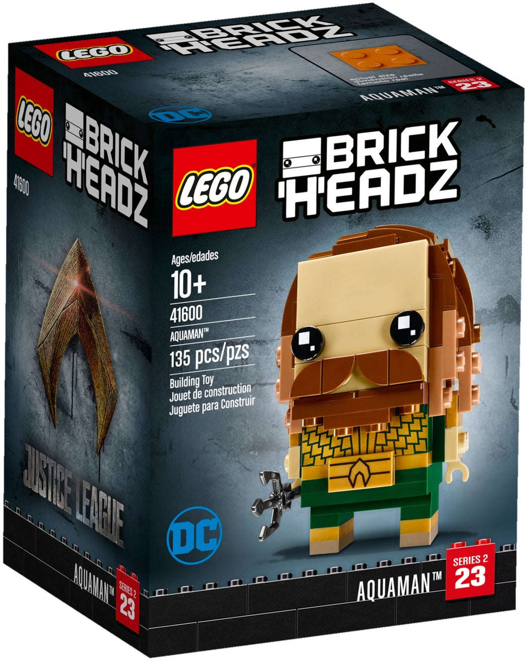 LEGO® BrickHeadz™ 41600 DC Aquaman™ (135 pieces)