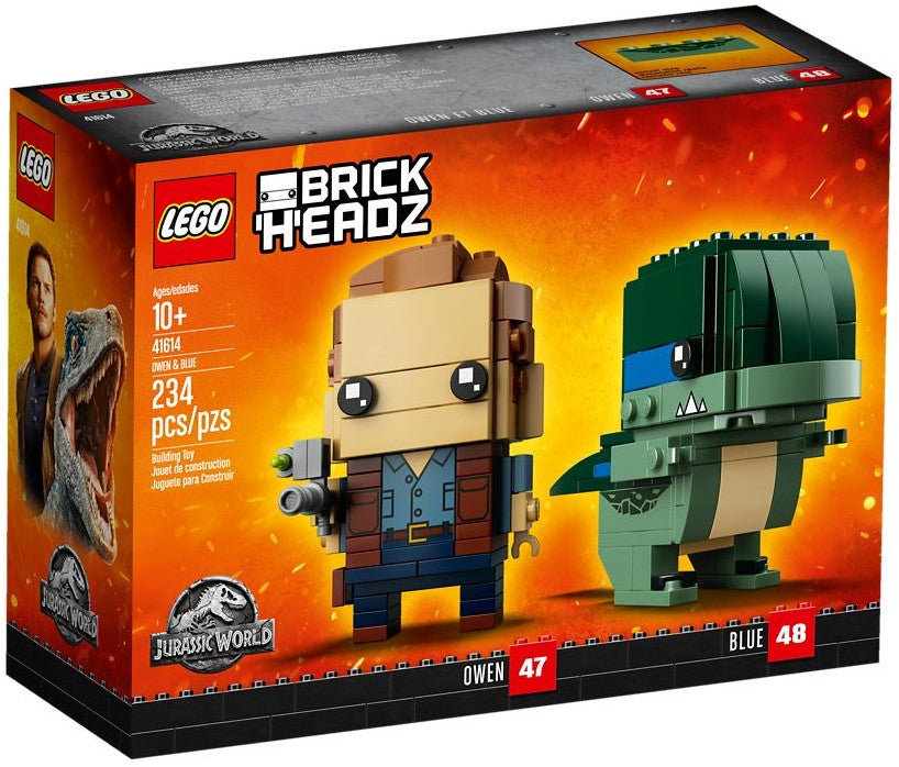 LEGO® BrickHeadz™ 41614 Jurassic World Owen & Blue (234 pieces)