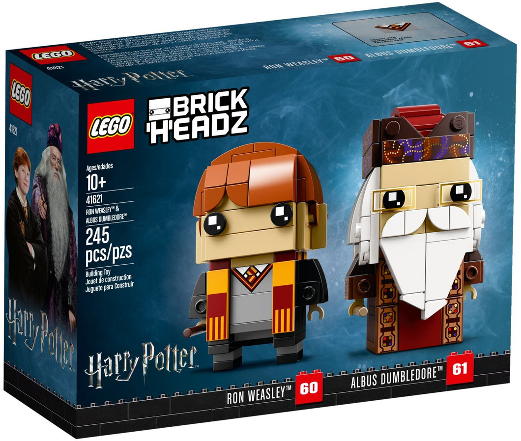 LEGO® BrickHeadz™ 41621 Harry Potter Ron Weasley & Albus Dumbledore (245 pieces)