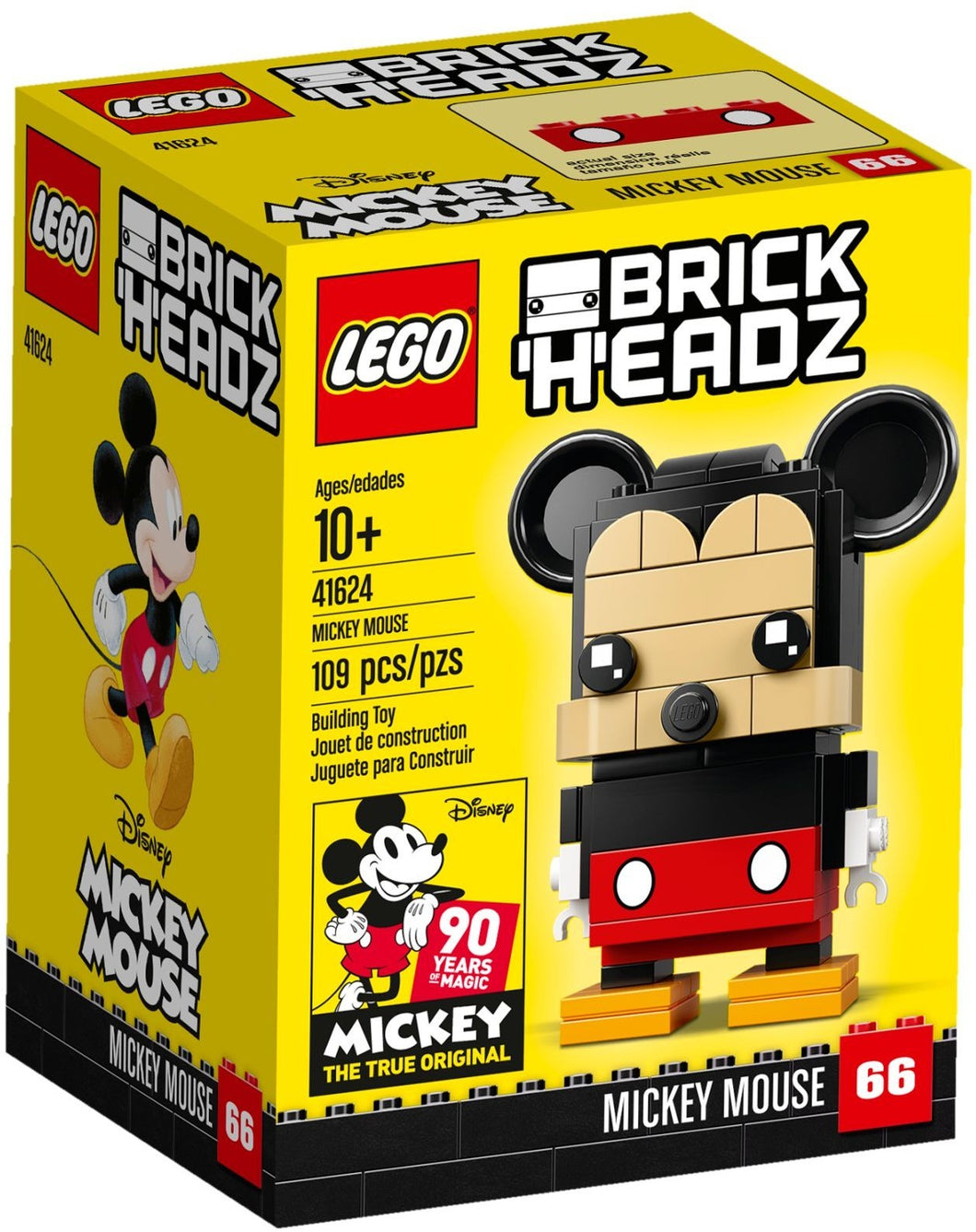 LEGO® BrickHeadz™ 41624 Disney™ Mickey Mouse (109 pieces)