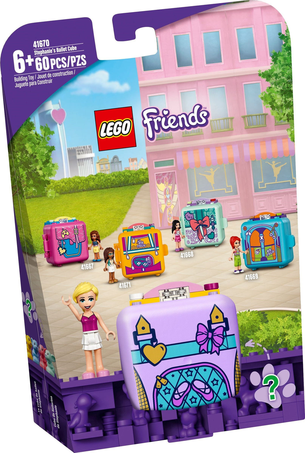 LEGO® Friends 41670 Stephanie's Ballet Cube (60 pieces)