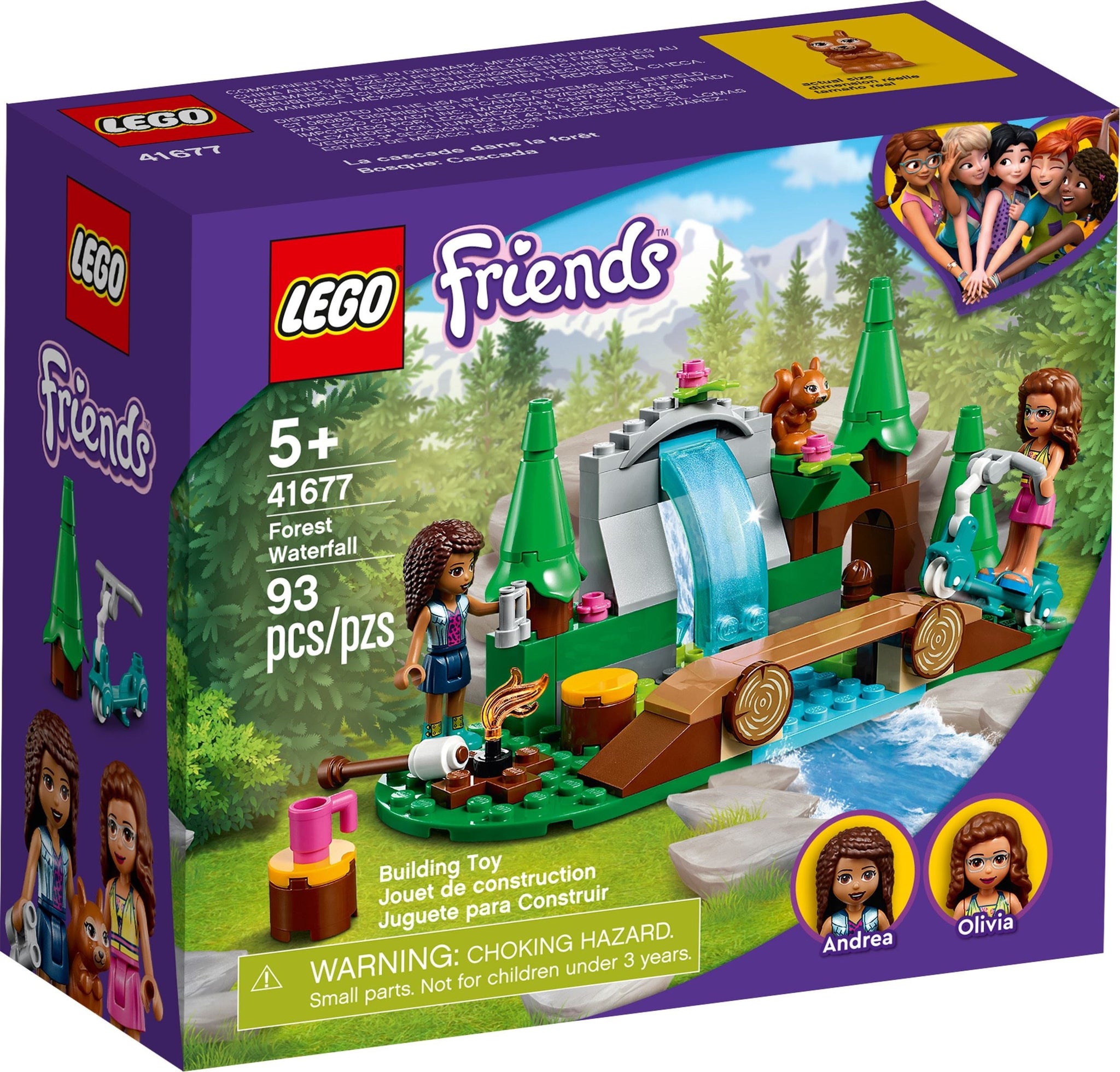 LEGO® Friends 41677 Forest Waterfall (93 pieces) – AESOP'S FABLE