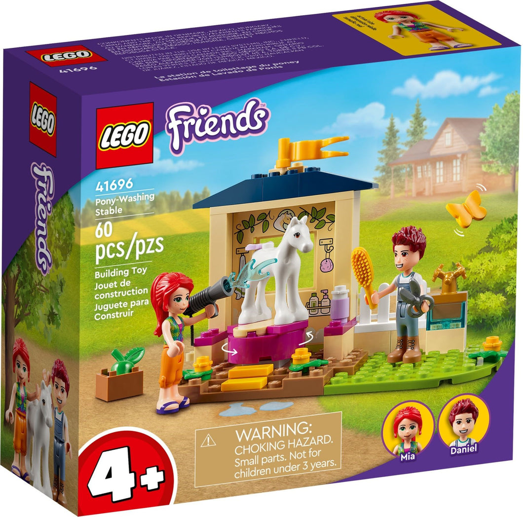 LEGO® Friends 41696 Pony Washing Stable (60 pieces)