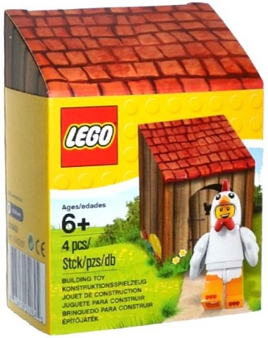 LEGO® 5004468 Easter Chicken/Rooster Minifigure (4 pieces)