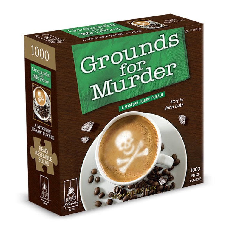 Grounds for Murder Mystery Jigsaw Puzzle (1000 pieces)