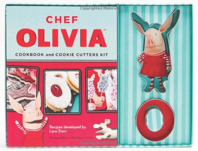Chef Olivia Cookbook and Cookie Cutters Kit