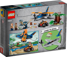 Load image into Gallery viewer, LEGO® Jurassic World 75942 Velociraptor: Biplane Rescue Mission (101 pieces)