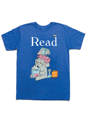 Elephant and Piggie Read Unisex T-Shirt