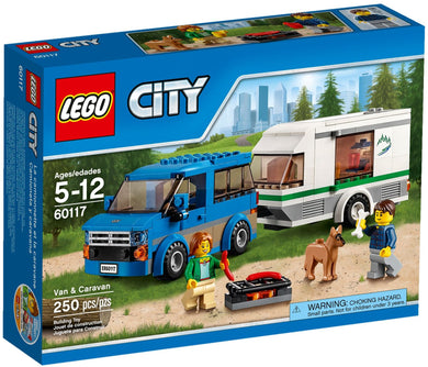 LEGO® CITY 60117 Van & Caravan (250 pieces)