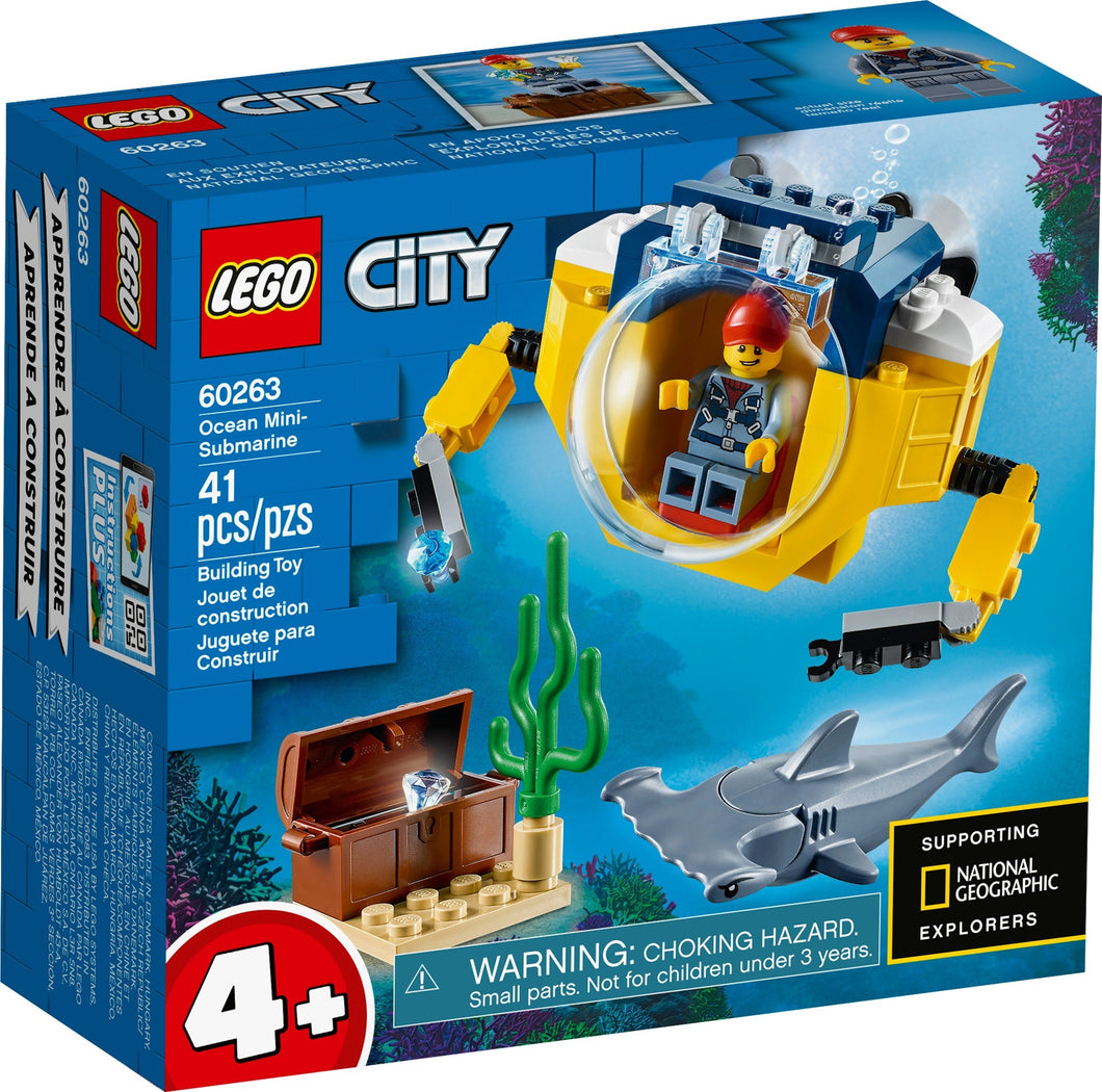 LEGO® CITY 60263 Ocean Mini-Submarine (41 pieces)