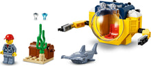 Load image into Gallery viewer, LEGO® CITY 60263 Ocean Mini-Submarine (41 pieces)