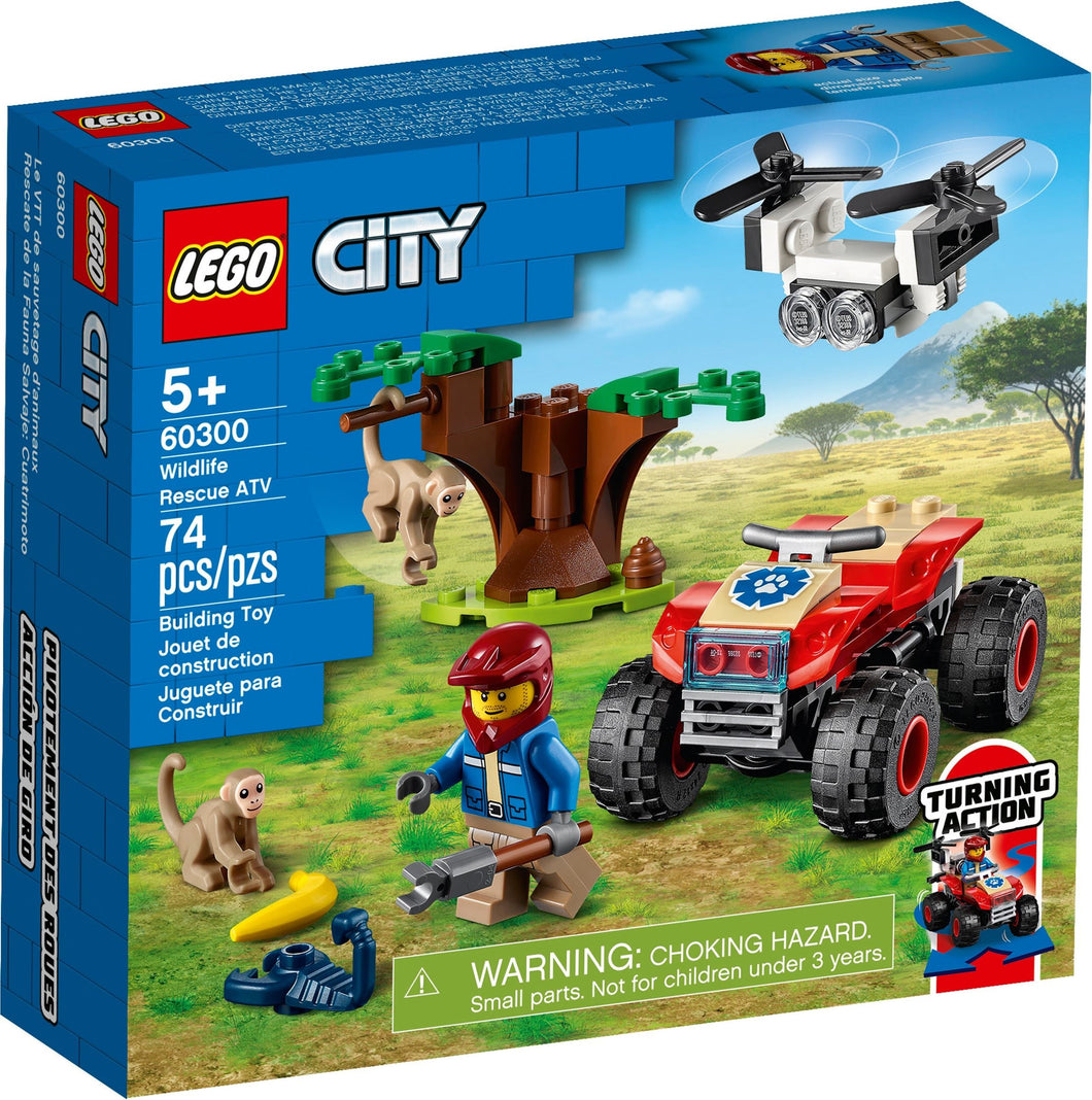 LEGO® CITY 60300 Wildlife Rescue ATV (74 pieces)