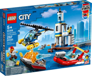 LEGO® CITY 60308 Seaside Police and Fire Mission (297 pieces)