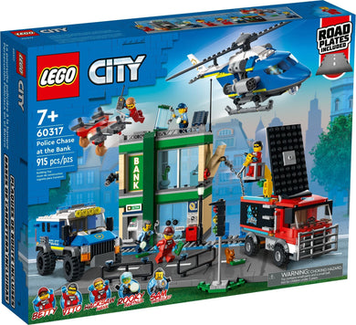 LEGO® CITY 60317 Police Chase at the Bank (915 pieces)