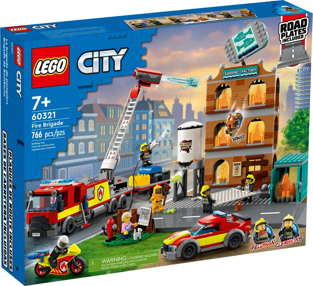 LEGO® CITY 60321 Fire Brigade (766 pieces)