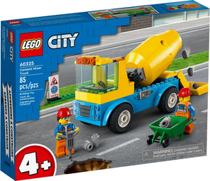 LEGO® CITY 60325 Cement Mixer Truck (85 pieces)