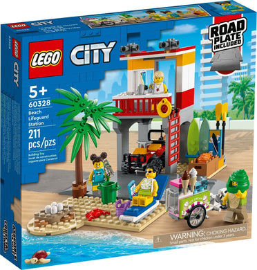 LEGO® CITY 60328 Beach Lifeguard Station (211 pieces)