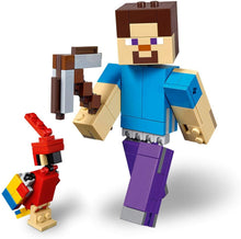 Load image into Gallery viewer, LEGO® Minecraft 21148 Steve BigFig with Parrot (159 pieces)