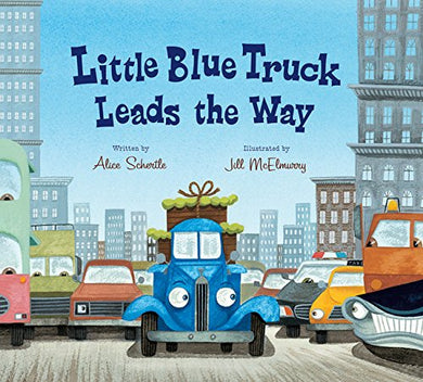 Little Blue Truck Leads the Way (Lap Board Book)