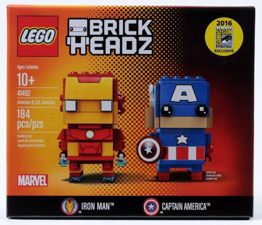 Studiet læbe Billy LEGO® BrickHeadz™ 41492 Iron Man & Cpt. America (184 pieces) – AESOP'S FABLE