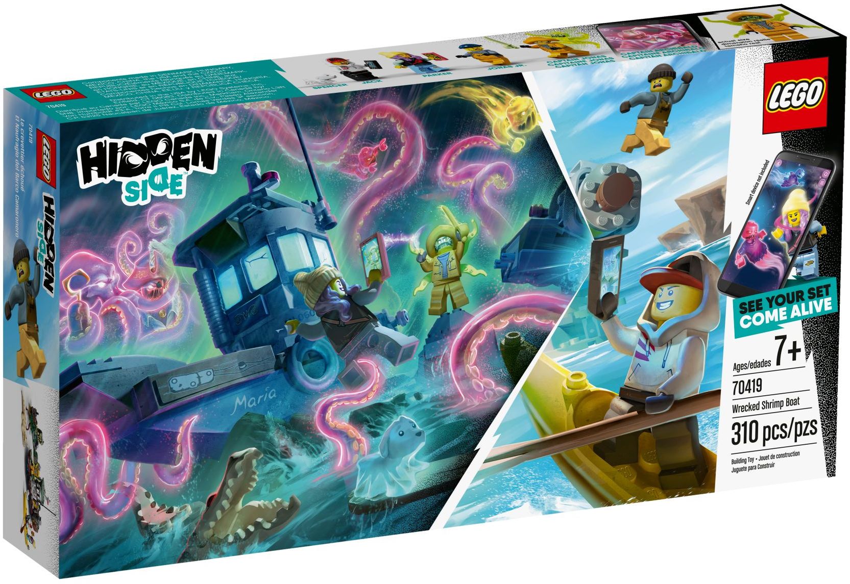 LEGO® Hidden Side 70419 Wrecked Shrimp Boat (310 Pieces) – AESOP'S