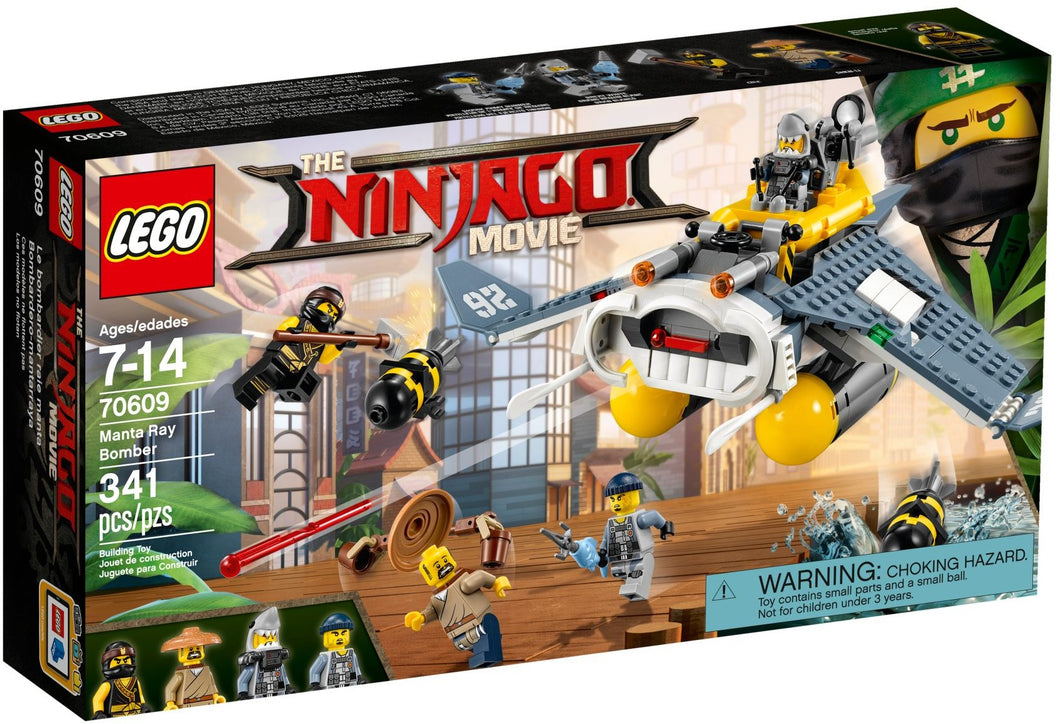 LEGO® Ninjago 70609 Manta Ray Bomber (341 pieces)