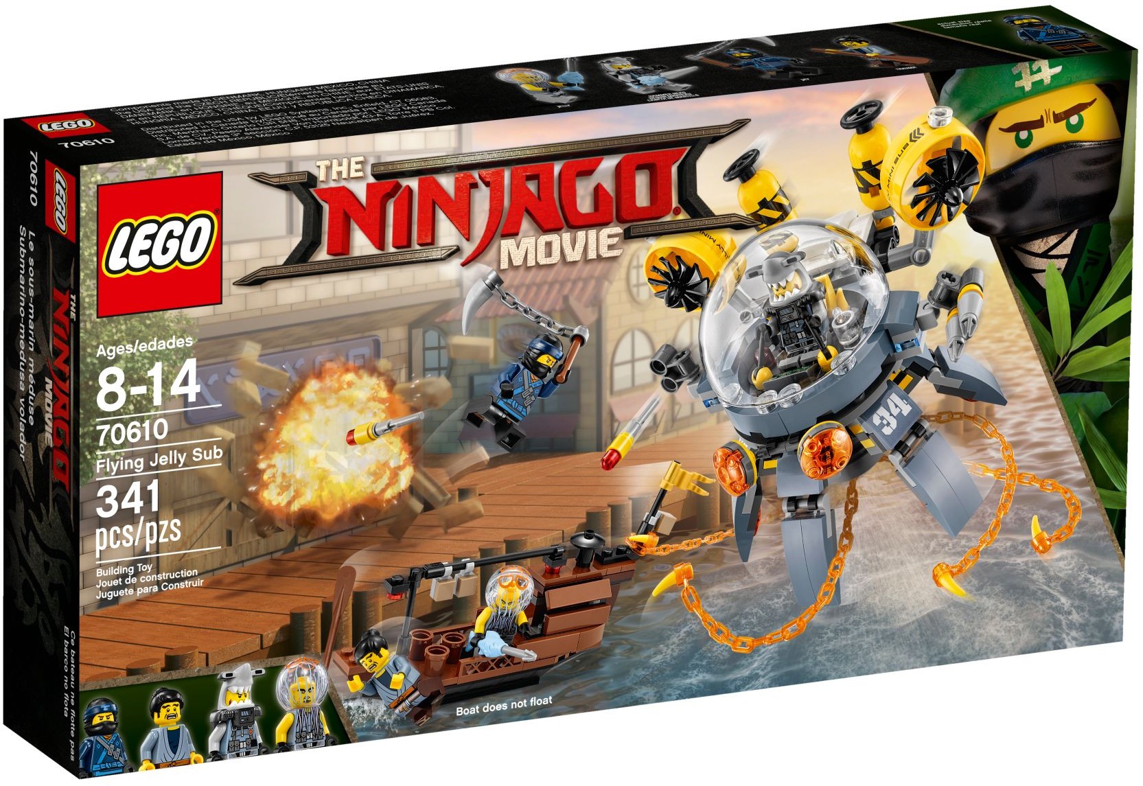 LEGO® Ninjago 70610 Flying Jelly Sub (341 pieces) – AESOP'S FABLE