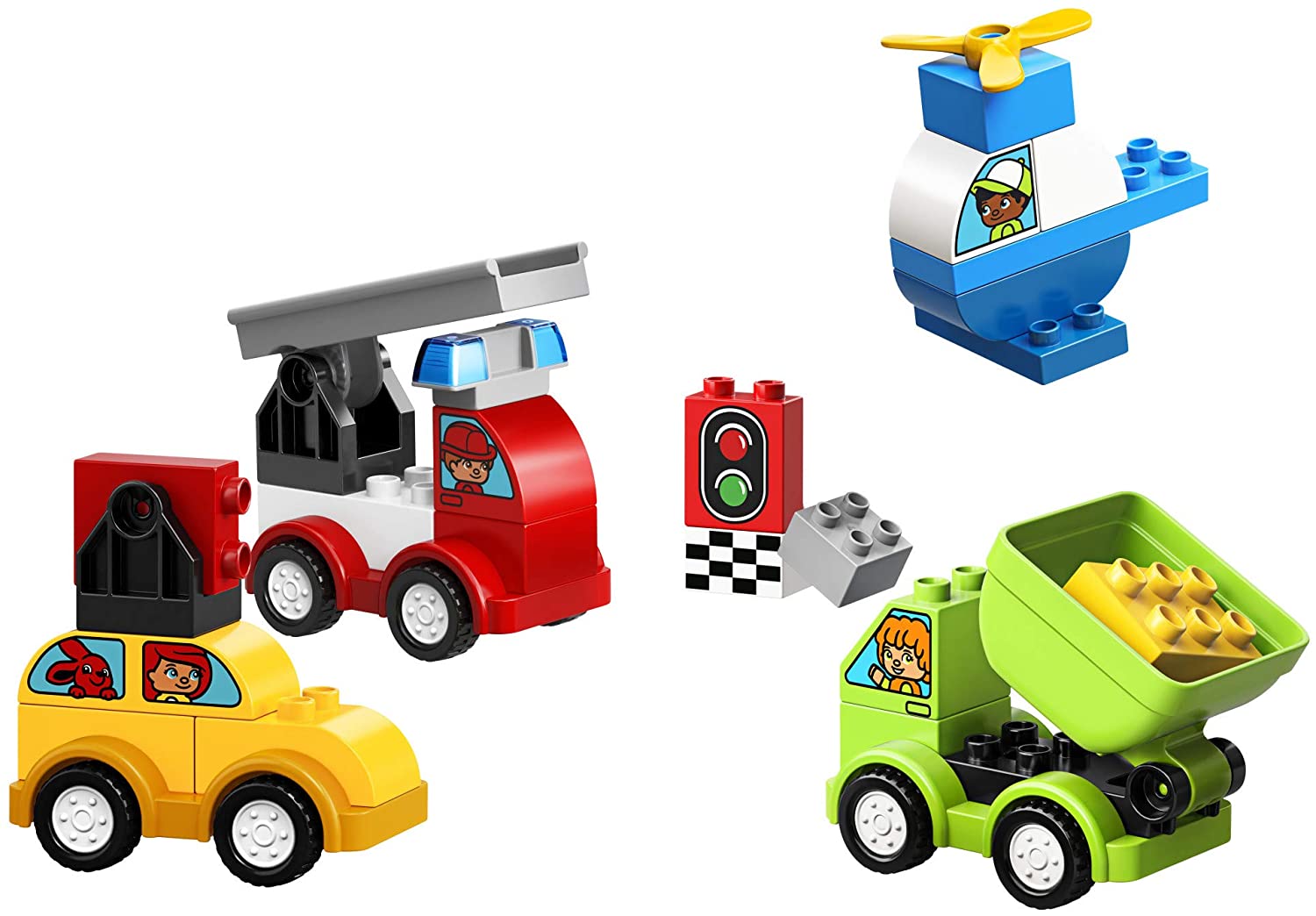  LEGO DUPLO My First Car Creations 10886 Building Blocks (34  Pieces) : Toys & Games