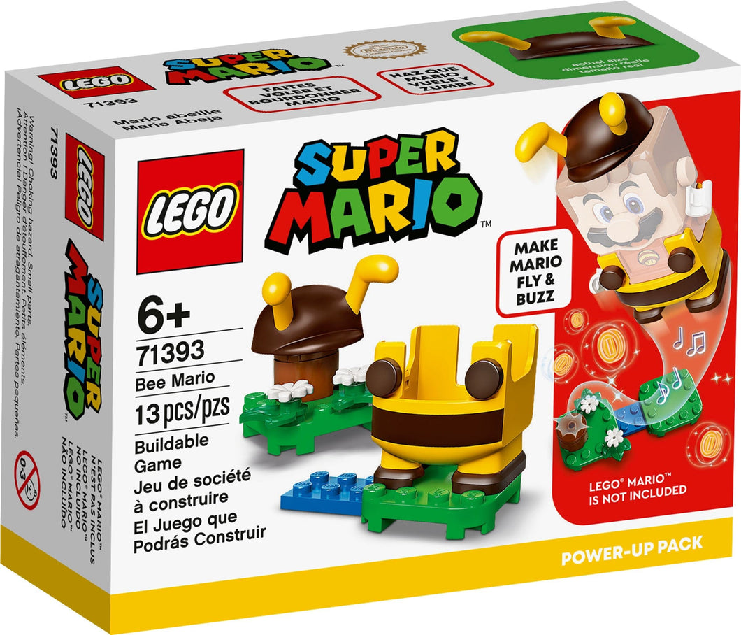 LEGO Super Mario Bee Mario Power-Up Pack 71393 Building Toy for Creative  Kids (13 Pieces)