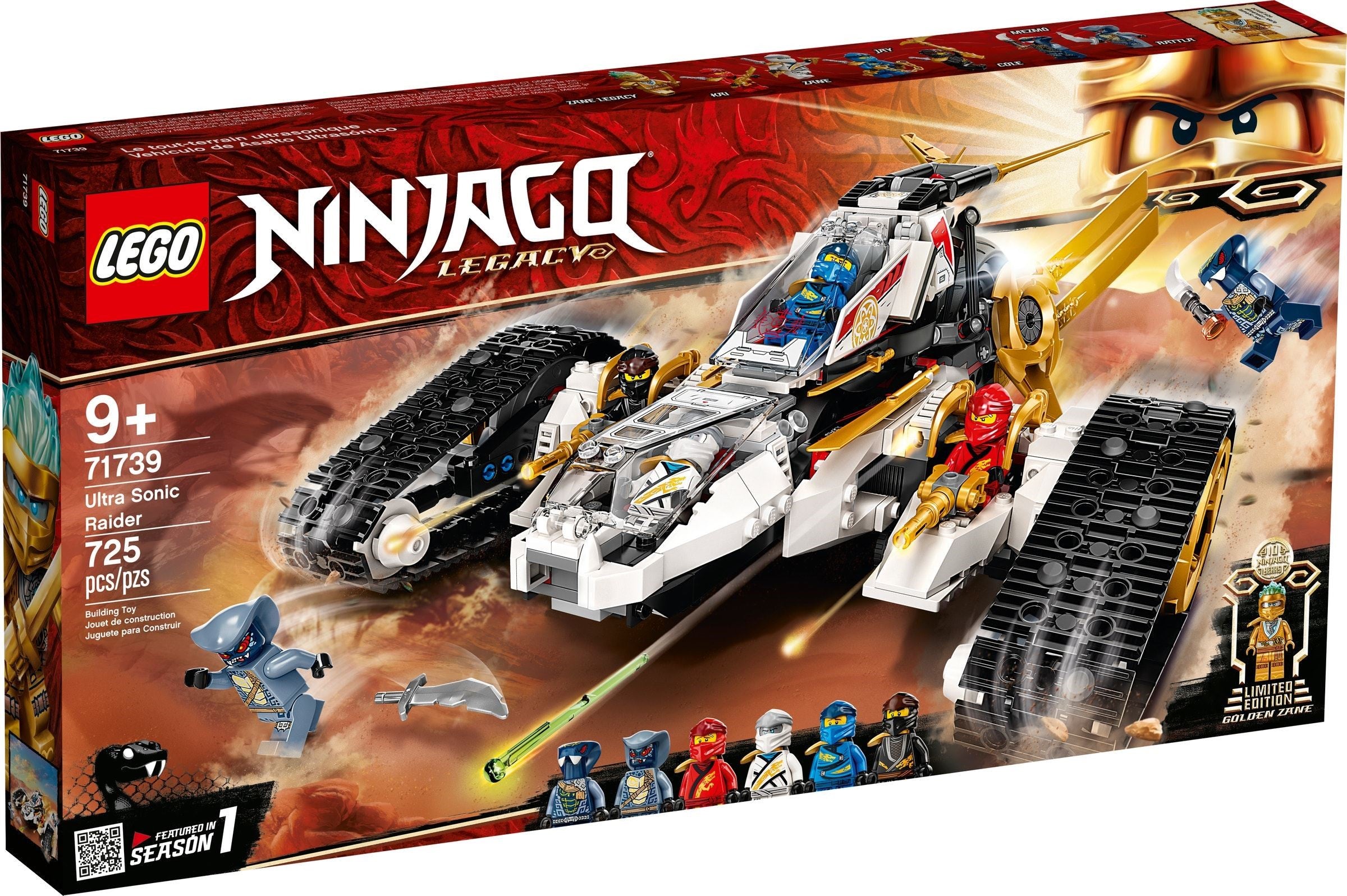 LEGO® Ninjago 71739 Ultra Sonic Raider (725 pieces) – AESOP'S FABLE