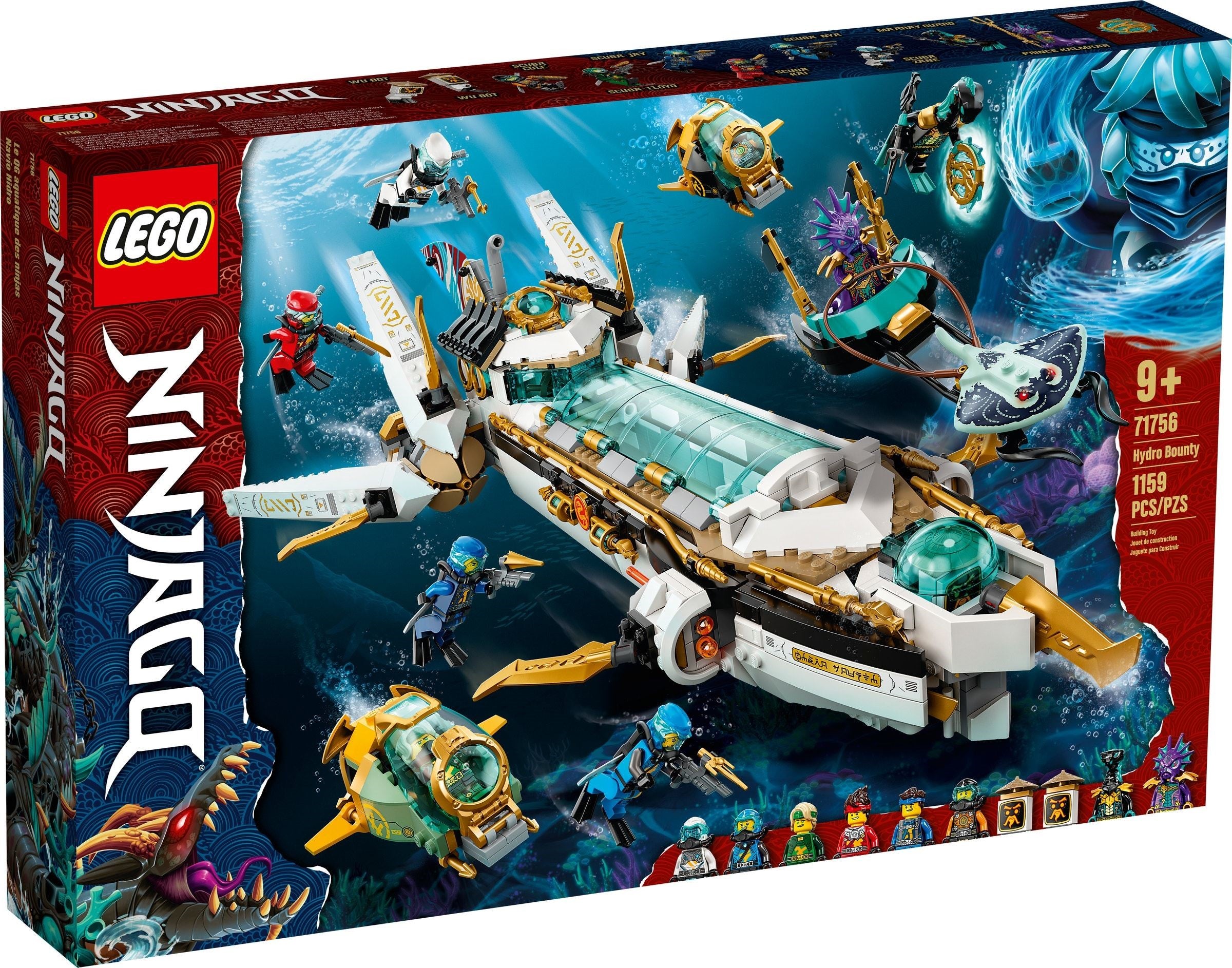 LEGO® Ninjago 71756 Hydro Bounty (1159 pieces) – AESOP'S FABLE