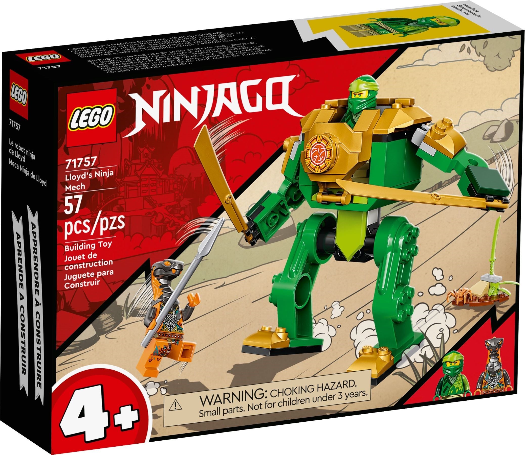 LEGO® Ninjago 71757 Lloyd's Ninja Mech (57 pieces) – AESOP'S FABLE