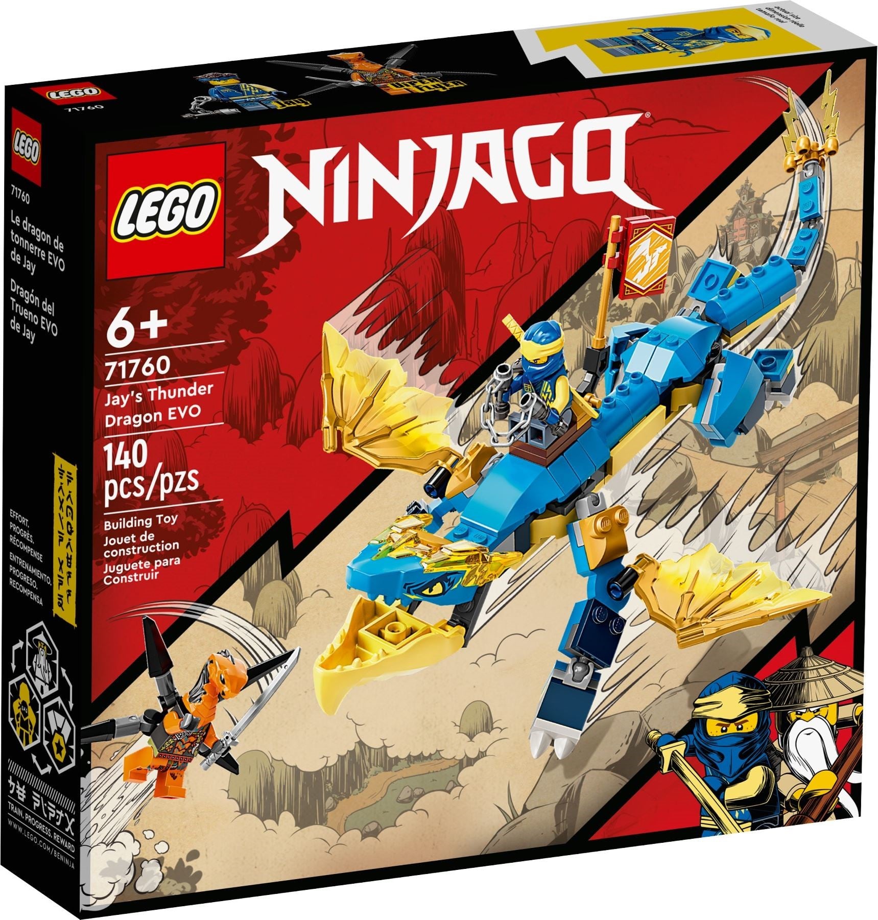 LEGO® Ninjago 71760 Jay's Thunder Dragon EVO (140 pieces