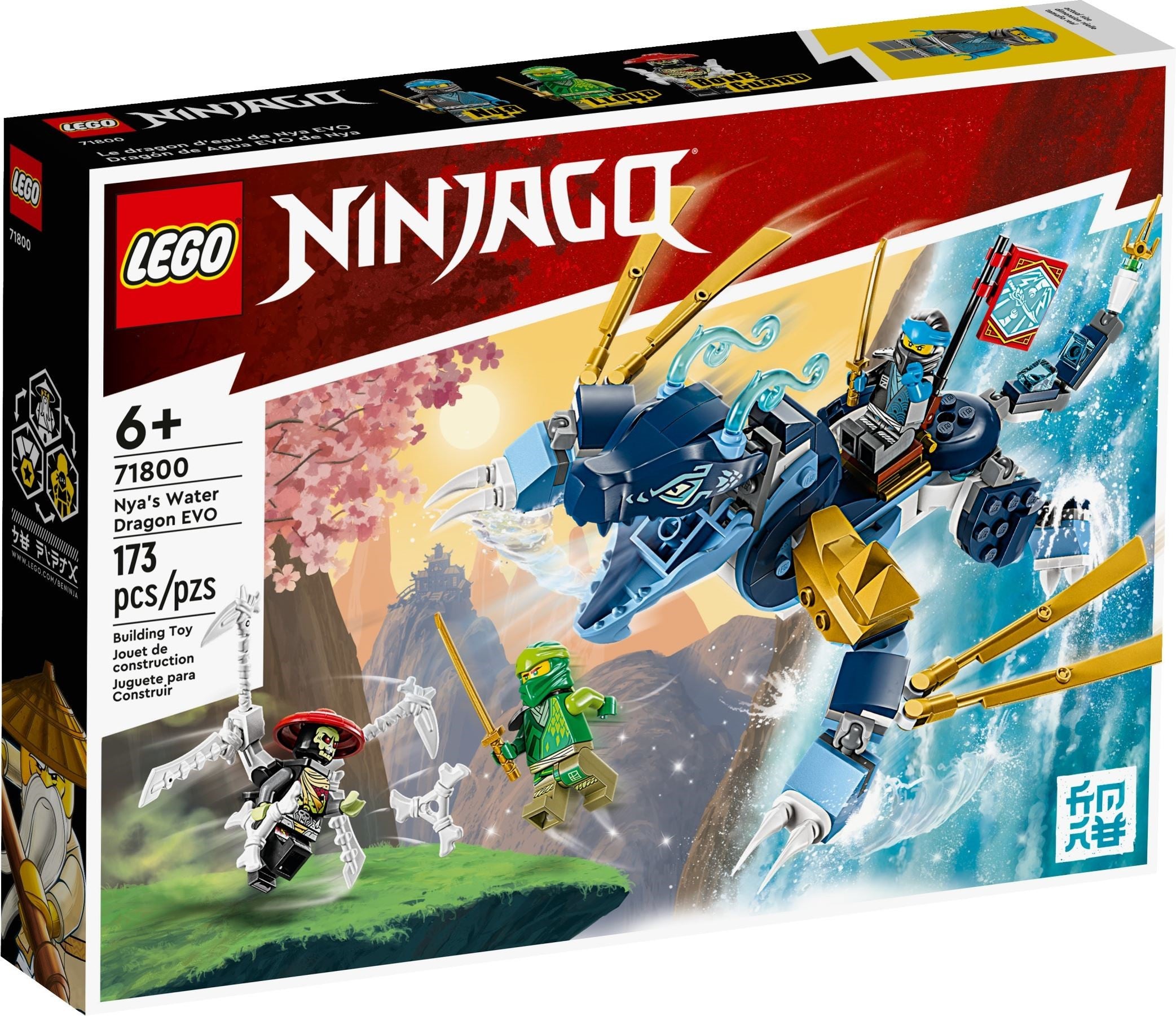 LEGO® NINJAGO® 71800 Nya's Water Dragon EVO (173 pieces) – AESOP'S