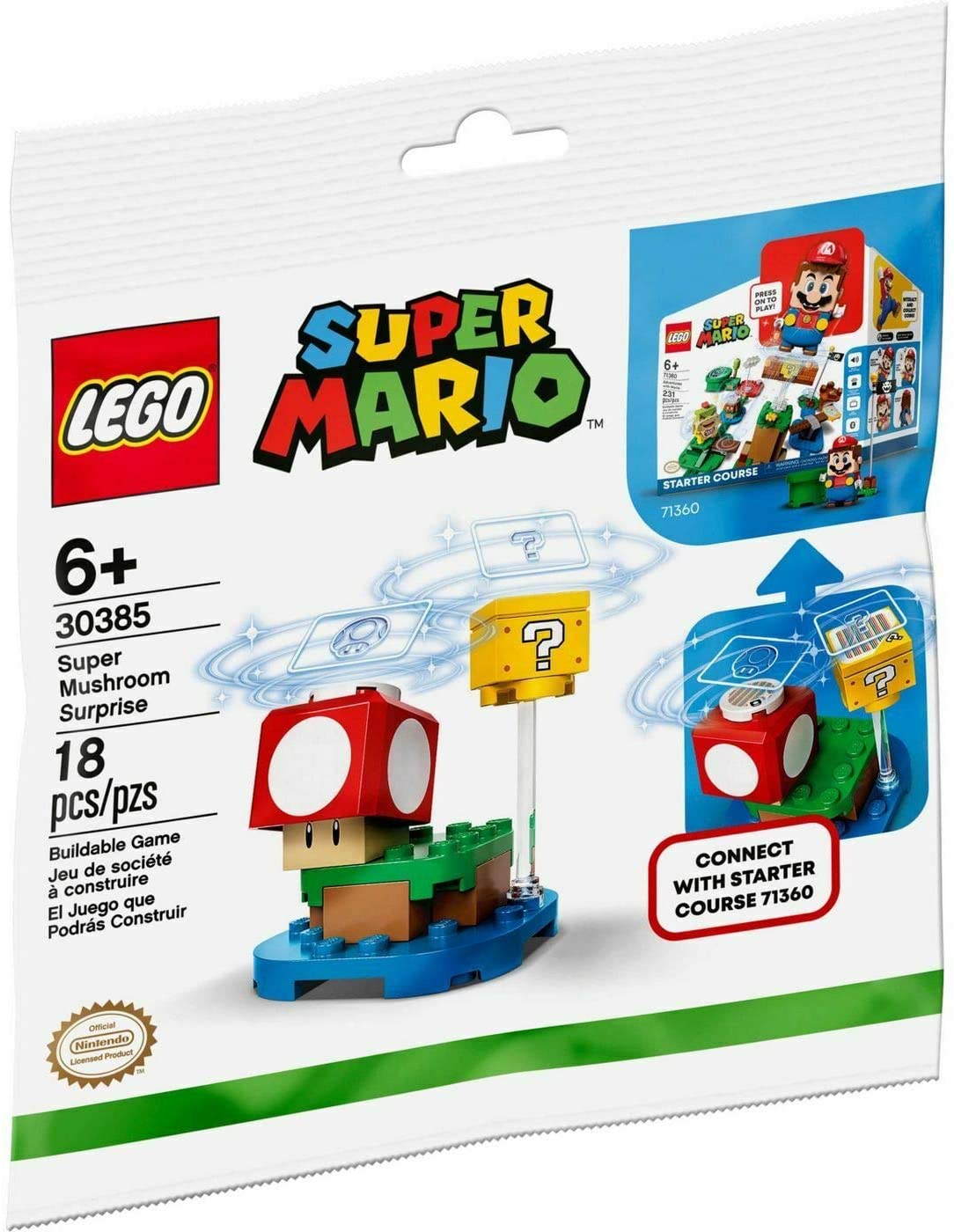 LEGO® Super Mario 30385 Super Mushroom Surprise (18 pieces) – AESOP'S FABLE