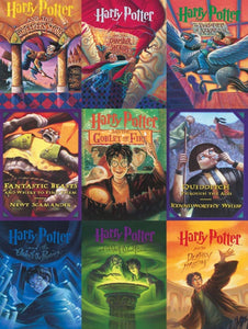 Harry Potter Book Covers Collage (500 pieces)