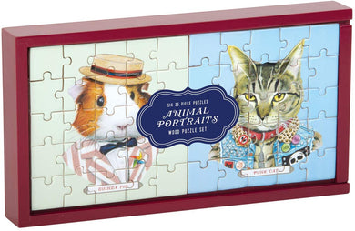Berkley Bestiary Animal Portrait Puzzles (150 pieces)