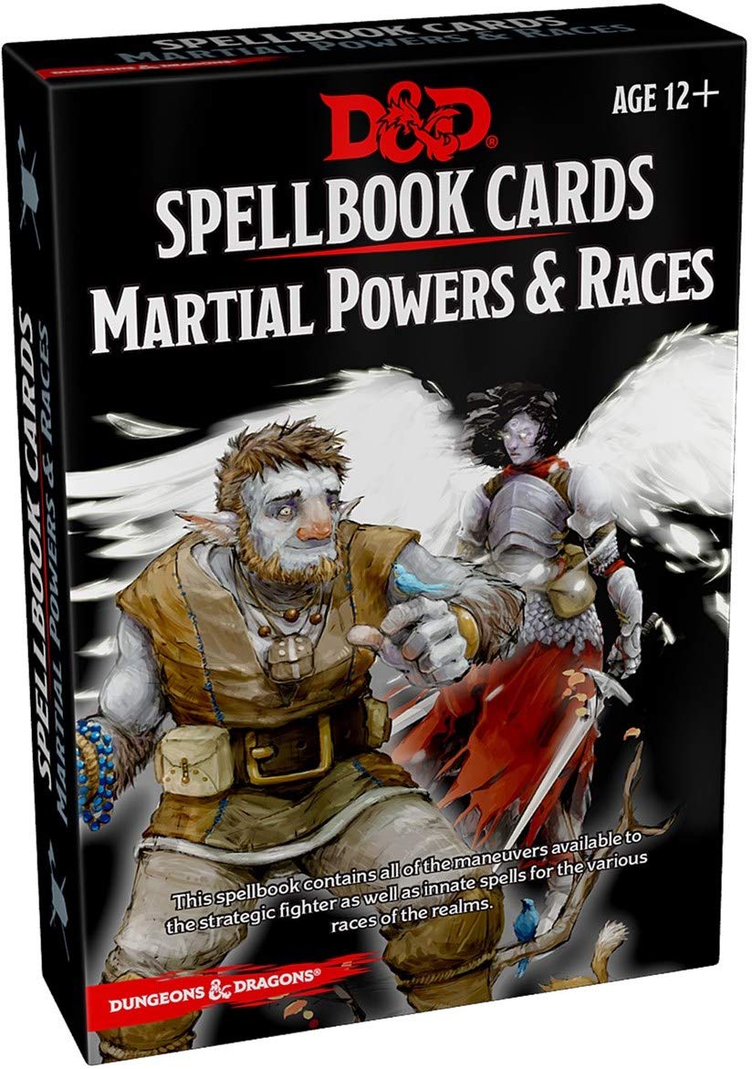 Spellbook Cards: Martial Powers & Races (Dungeons & Dragons)