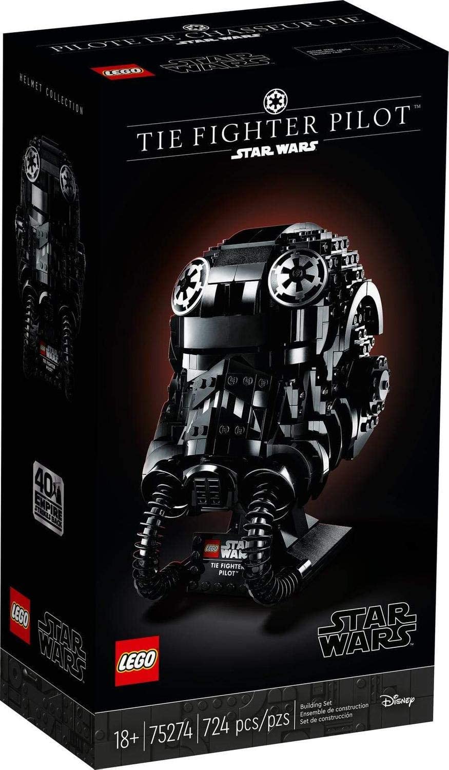 LEGO® Star Wars™ 75274 Tie Fighter Pilot Helmet (724 pieces)
