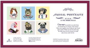 Berkley Bestiary Animal Portrait Puzzles (150 pieces)
