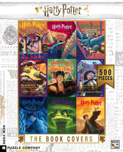 Harry Potter Book Covers Collage (500 pieces)