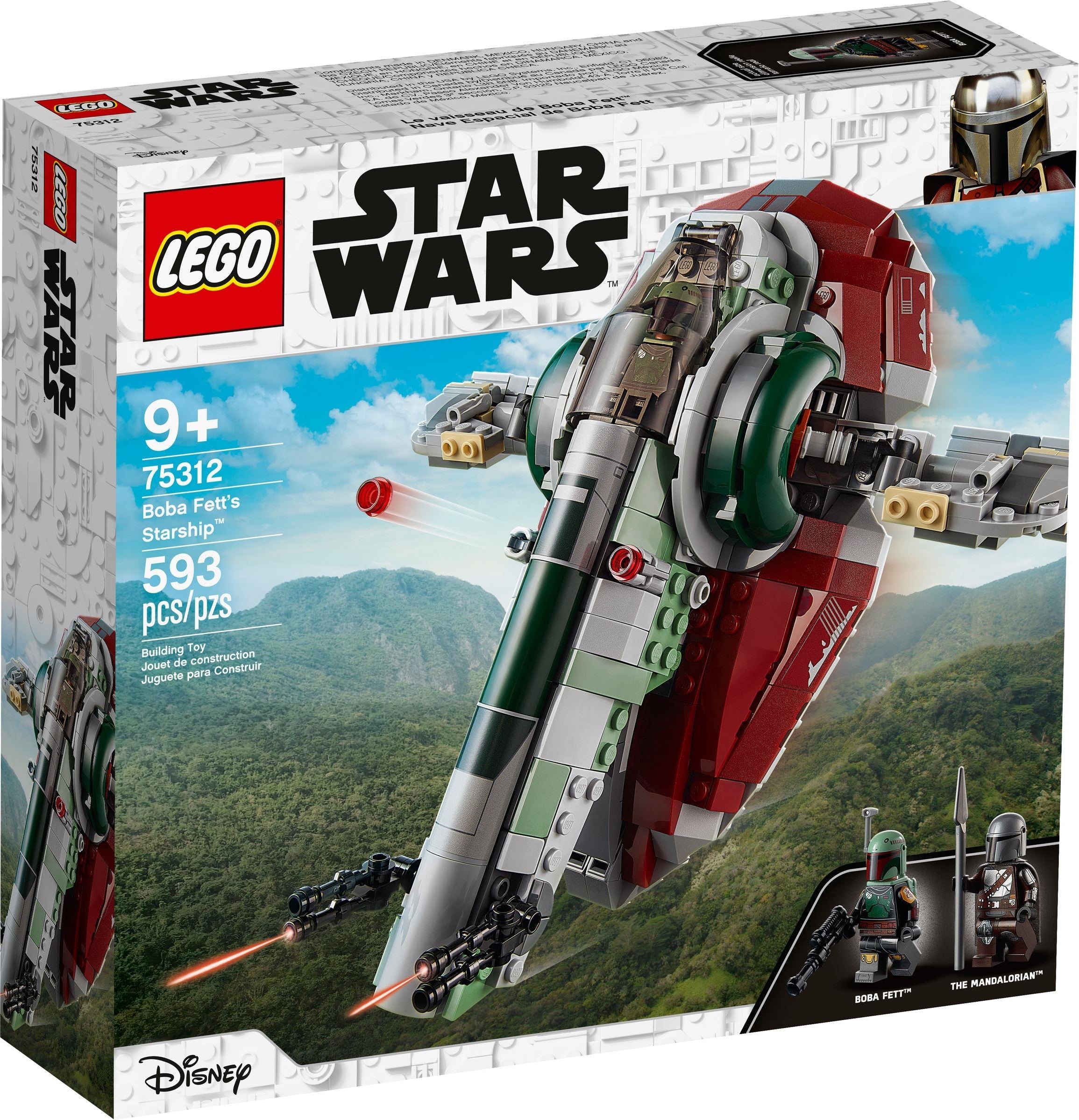 LEGO Star Wars 75312 Boba Fett s Starship 593 pieces AESOP S