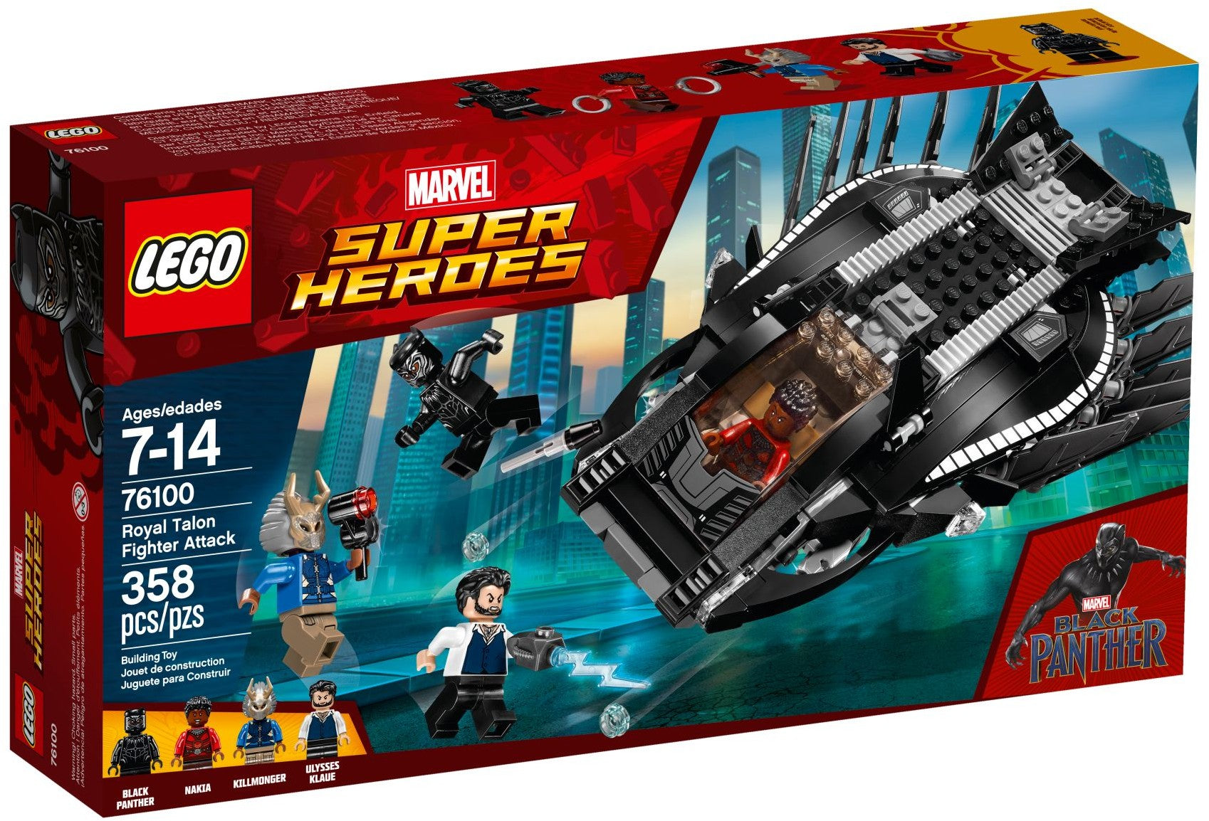 LEGO® Marvel Avengers 76100 Royal Fighter Talon Attack (358 pieces
