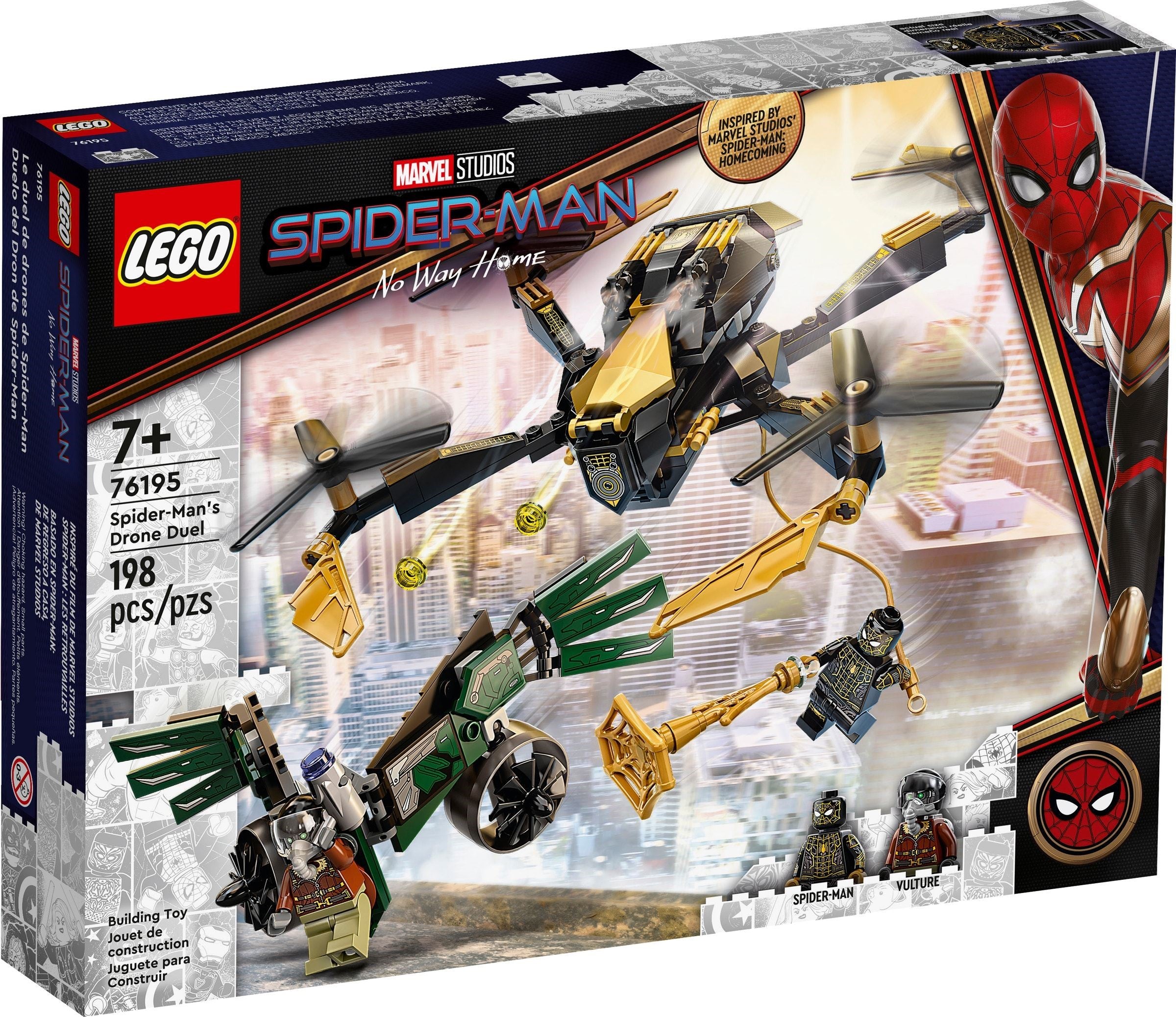 LEGO® Marvel Spider-Man 76195 Spider-Man's Drone Duel (130 pieces