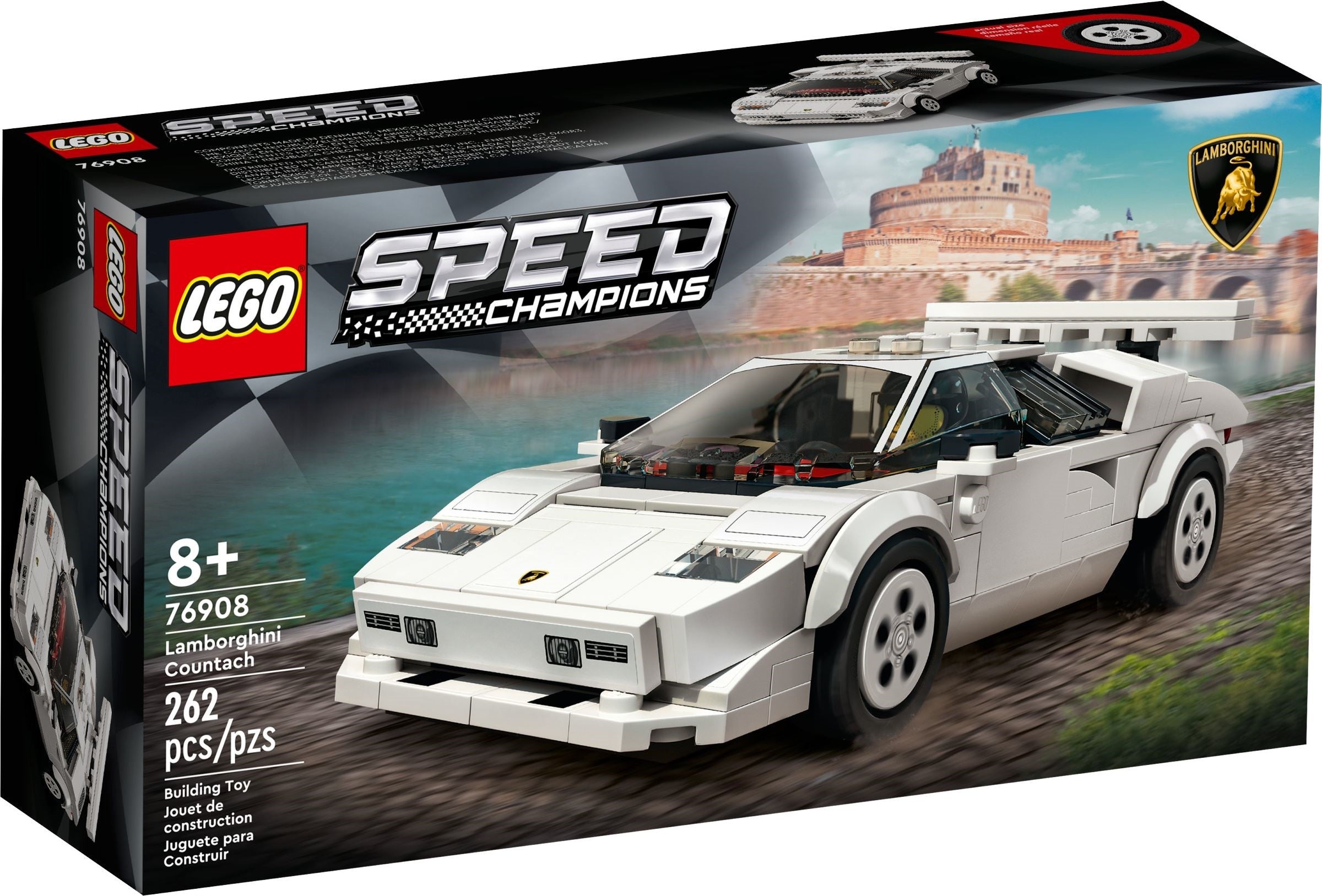 パッチ LEGO® Speed Champions 76908 Lamborghini Countach (262 pieces