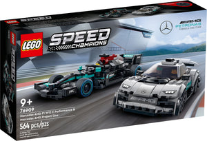 LEGO® Speed Champions 76909 Mercedes-AMG F1 W12 E Performance & Mercedes-AMG Project One (564 pieces)