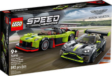 Load image into Gallery viewer, LEGO® Speed Champions 76910 Aston Martin Valkyrie AMR Pro and Aston Martin Vantage GT3 (592 pieces)