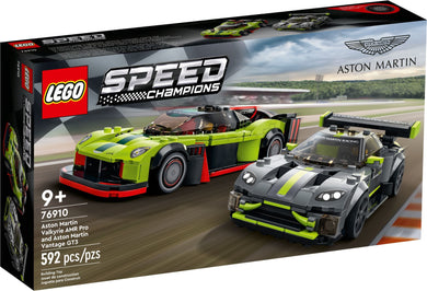 LEGO® Speed Champions 76910 Aston Martin Valkyrie AMR Pro and Aston Martin Vantage GT3 (592 pieces)